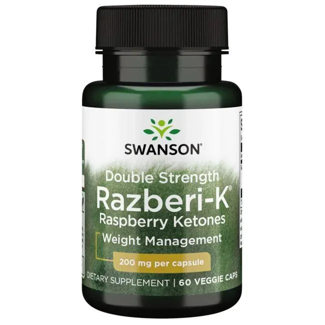 Swanson - Razberi-K, 200mg, 60 kapsułek wegetariańskich