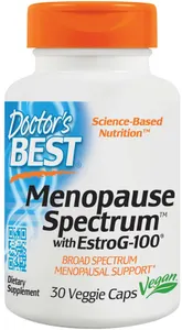Doctor's Best - Formuła Na Menopauzę + EstroG-100, 30 vkaps