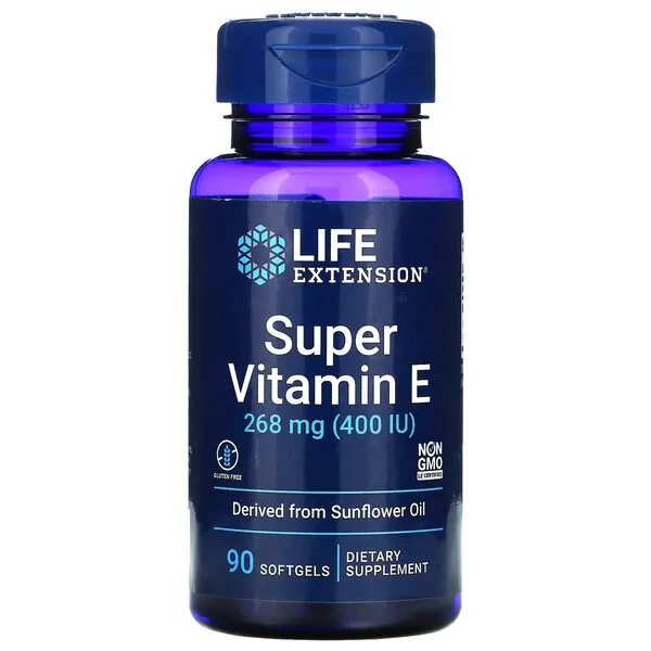 Life Extension - Super Witamina E, 400 IU, 90 kapsułek miękkich
