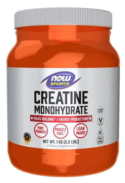 NOW Foods - Monohydrat Kreatyny, 100%, 1000g