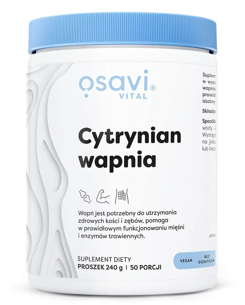 Osavi - Cytrynian Wapnia, Proszek, 240g
