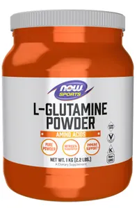 NOW Foods - L-Glutamina, 5000mg, Proszek, 1000g