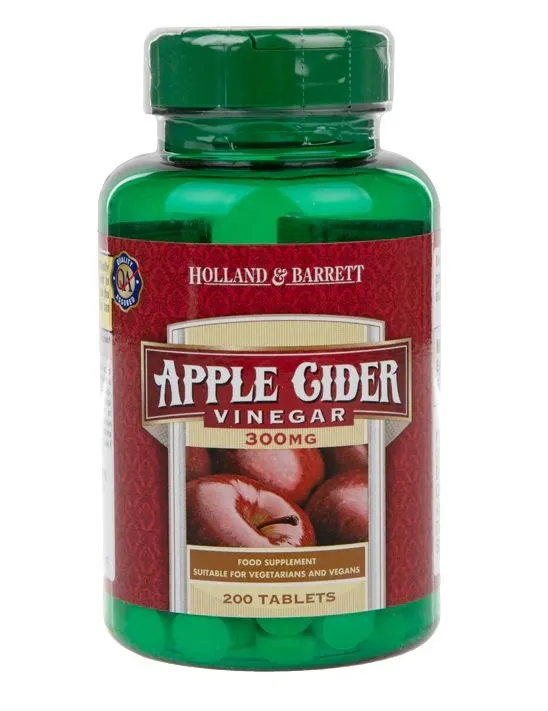 Holland & Barrett - Apple Cider Vinegar, 300mg, 200 tabletek