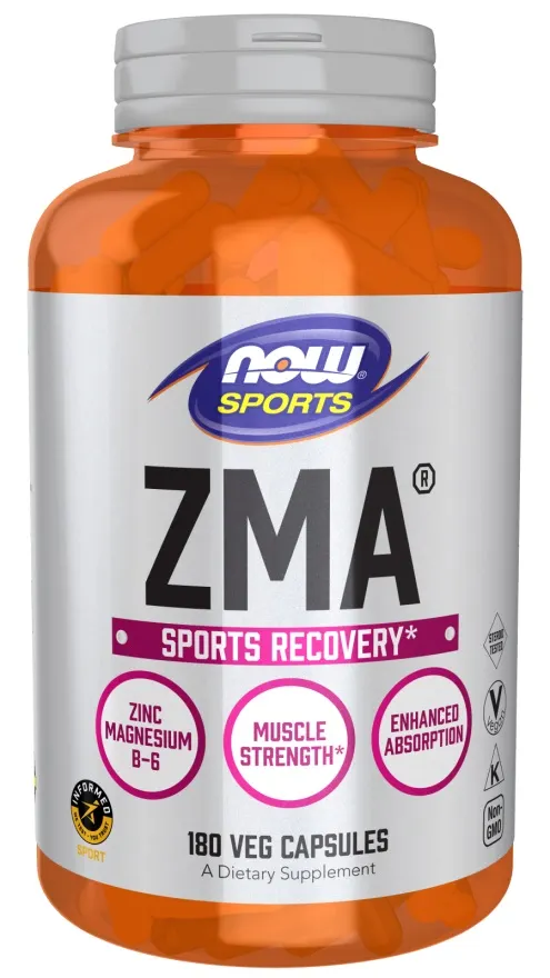 NOW Foods - ZMA Sports Recovery, 180 kapsułek