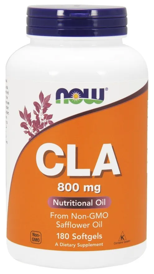 NOW Foods - CLA, 800 mg, 180 kapsułek miękkich