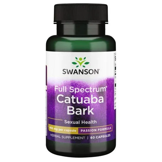Swanson - Catuaba Bark, 465mg, 60 kapsułek