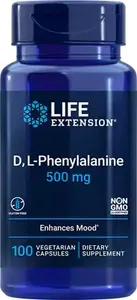 D, L-Phenylalanine, 500mg - 100 vcaps