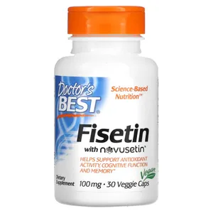 Doctor's Best - Fisetin + Novusetin, 100mg, 30 vkaps