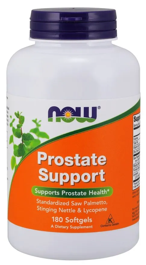 NOW Foods - Prostate Support, 180 kapsułek miękkich