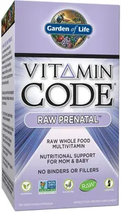 Garden of Life - Vitamin Code RAW Prenatal, Multiwitaminy dla Kobiet w Ciąży, 180 vkaps