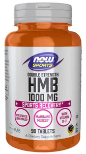 NOW Foods - HMB, 1000mg, 90 tabletek