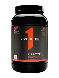 Rule One - R1 Protein, Strawberries & Creme, Proszek, 1110g