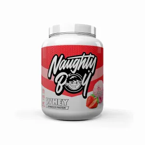 Naughty Boy - Odżywka Białkowa, Advanced Whey, Strawberry Milkshake, Proszek, 2010g