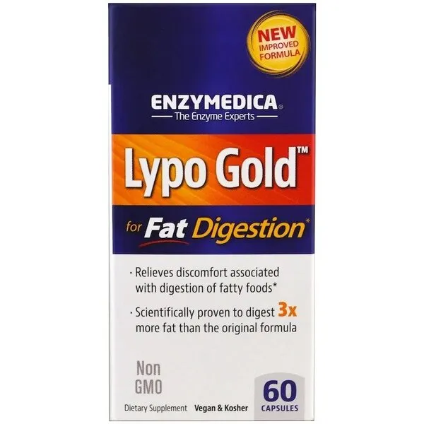 Enzymedica - Lypo Gold, 60 kapsułek
