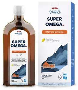 Osavi - Super Omega, 2900mg Omega 3, Cytryna, Płyn, 500 ml