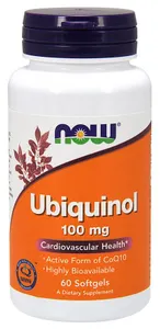 NOW Foods - Ubiquinol, 100mg, 60 kapsułek miękkich
