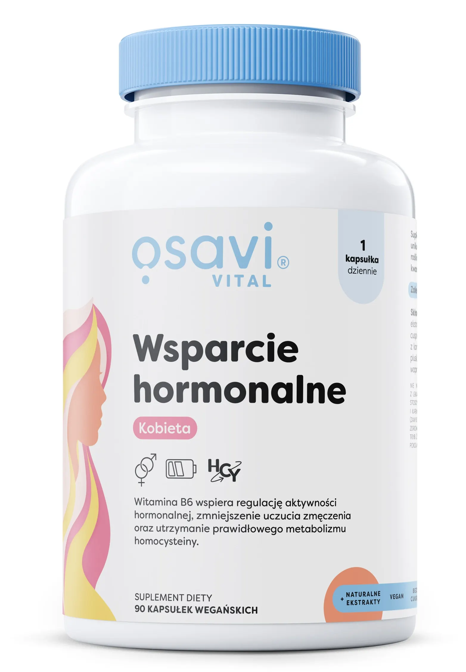 Osavi - Wsparcie Hormonalne Kobieta, 90 vkaps