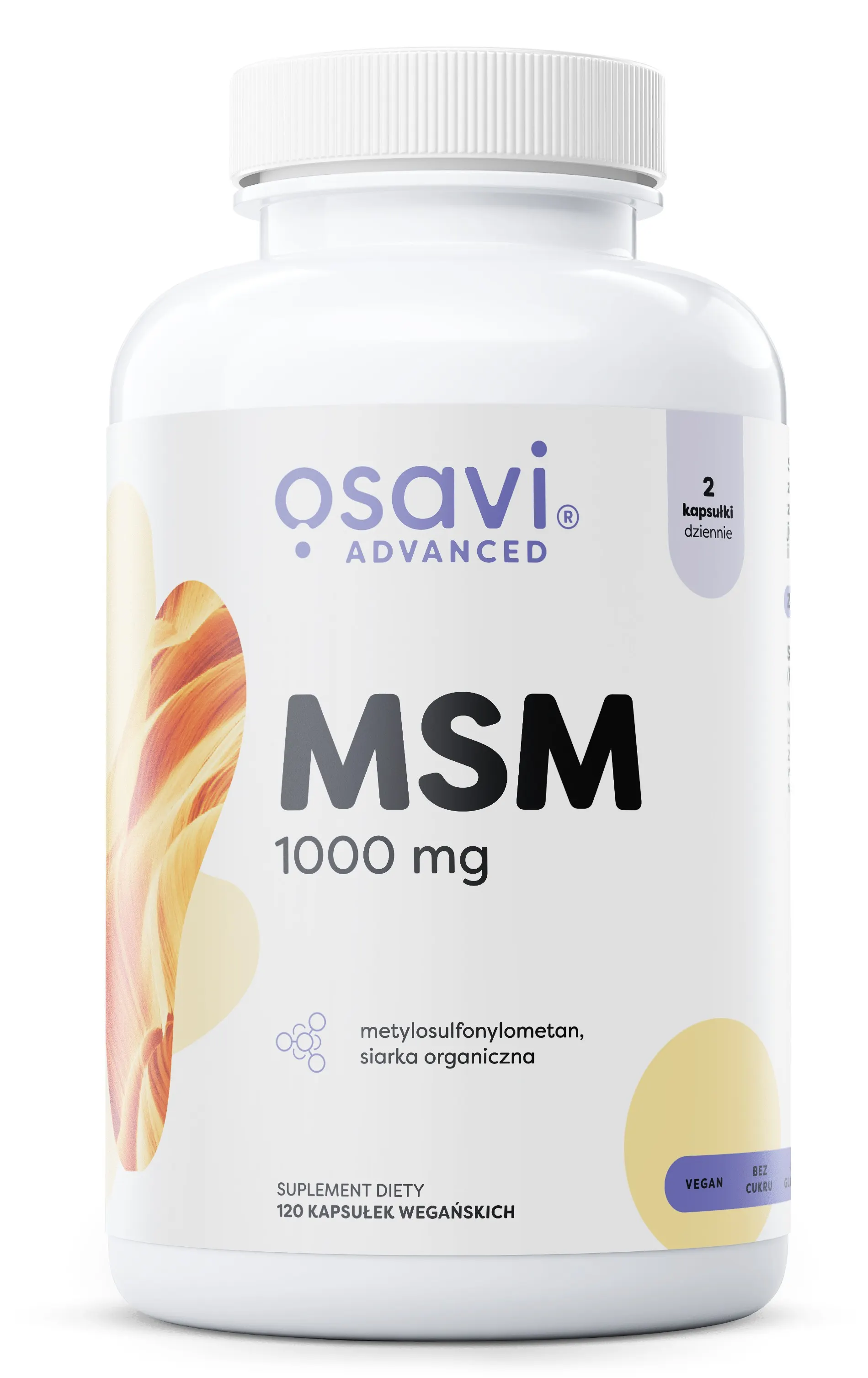 Osavi - MSM, 1000mg, 120 vkaps