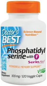Doctor's Best - Fosfatydyloseryna z SerinAid, 100mg 120 vkaps