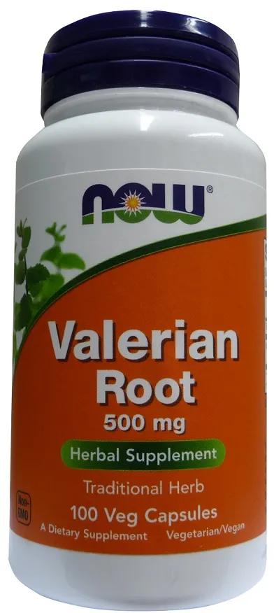 NOW Foods - Valerian Root, Waleriana, 500mg, 100 vkaps