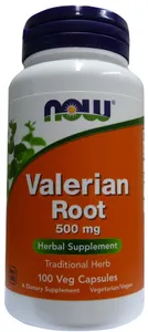 NOW Foods - Valerian Root, Waleriana, 500mg, 100 vkaps