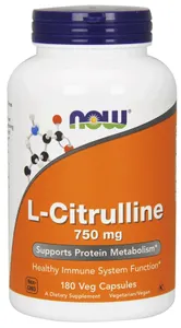 NOW Foods - L-Cytrulina, 750mg, 180 vkaps