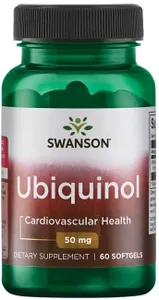 Swanson - Ubichinol, 50mg, 60 kapsułek miękkich