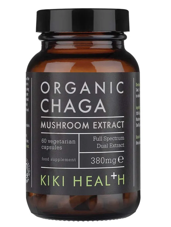 KIKI Health - Chaga Extract, 380mg, 60 vkaps