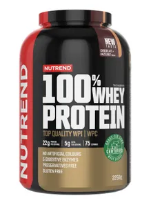 Nutrend - Odżywka Białkowa 100% Whey Protein, Chocolate & Hazelnut, Proszek 2250g