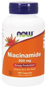 NOW Foods - Niacynamid (B-3), 500 mg, 100 kapsułek