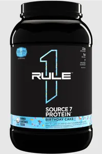 Rule One - Odżywka Białkowa Source7 Protein, Birthday Cake Gelato, Proszek 920g