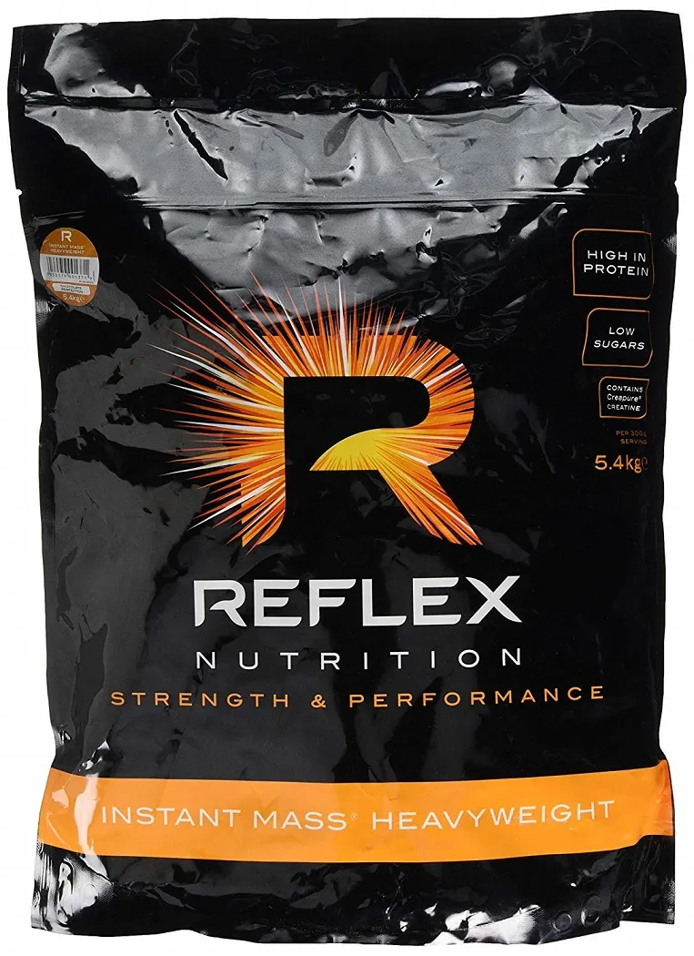 Reflex Nutrition - Instant Mass Heavyweight, Truskawka & Śmietana, Proszek, 5400g