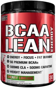 EVLution Nutrition - BCAA Lean Energy, Fruit Punch, Proszek, 321g