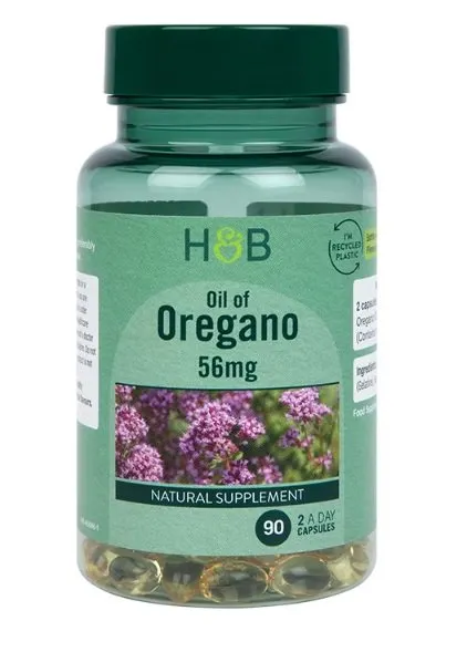 Holland & Barrett - Oil of Oregano, 56mg, 90 kapsułek