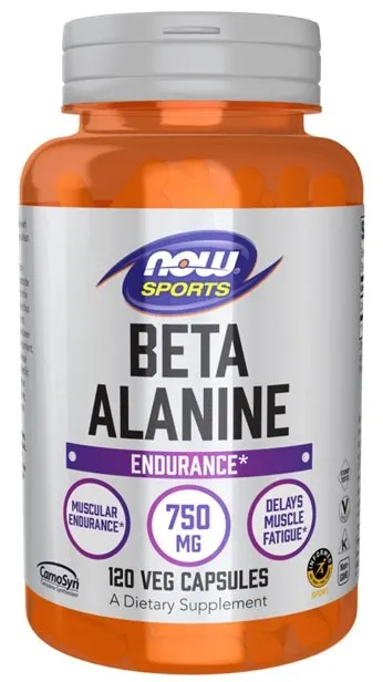 NOW Foods - Beta Alanina, 750 mg, 120 kapsułek