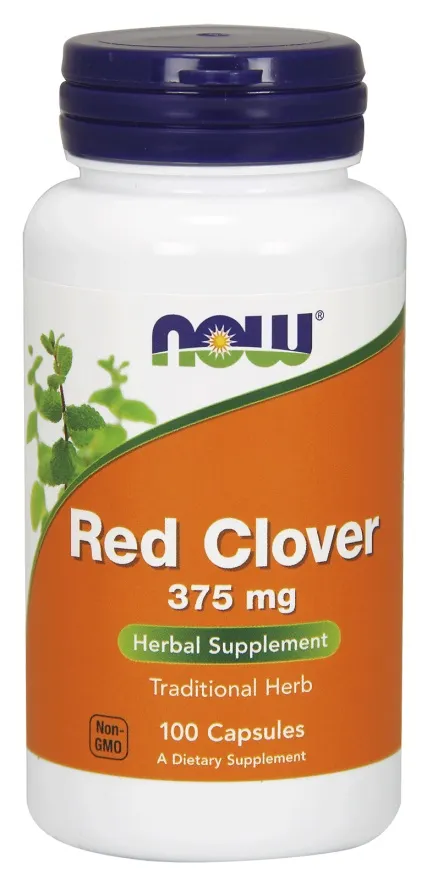 NOW Foods - Red Clover, 375mg, 100 kapsułek