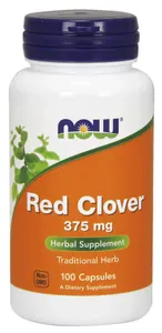 NOW Foods - Red Clover, 375mg, 100 kapsułek