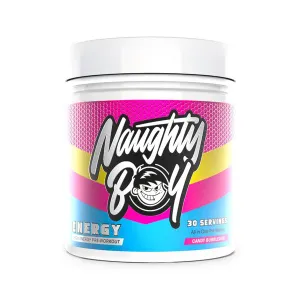 Naughty Boy - Przedtreningówka, Energy, Candy Bubblegum, Proszek 390g