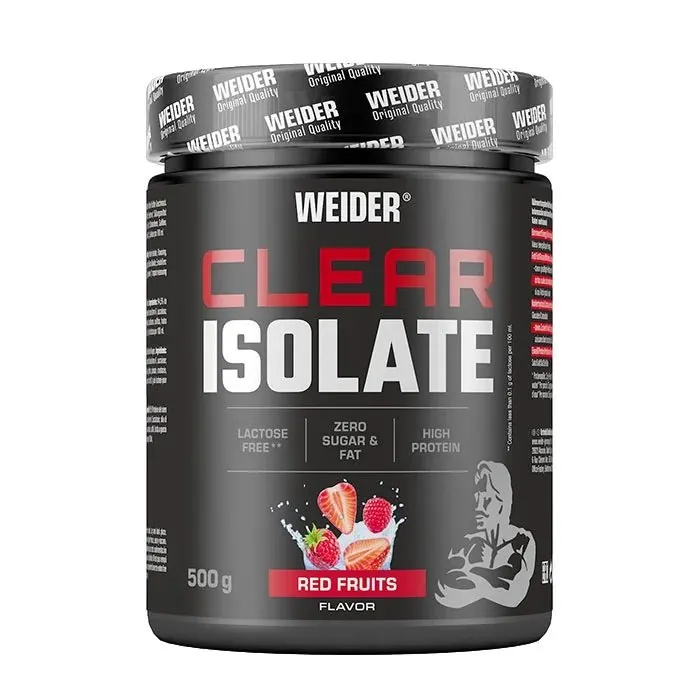 Weider - Białko Clear Isolate, Czerwone Owoce, Proszek 500g
