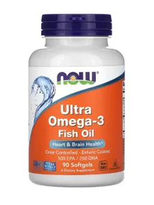 NOW Foods - Ultra Omega 3, EPA DHA, 90 kapsułek miękkich