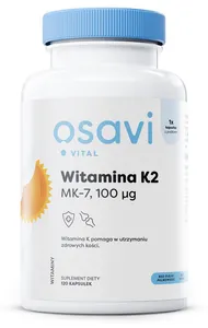 Osavi - Witamina K2 MK-7, 100 µg, 120 kapsułek miękkich