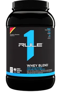 Rule One - R1 Whey Blend, Strawberry Banana, Proszek, 905g