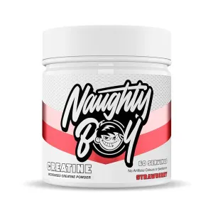 Naughty Boy - Kreatyna, Truskawka, Proszek 300g