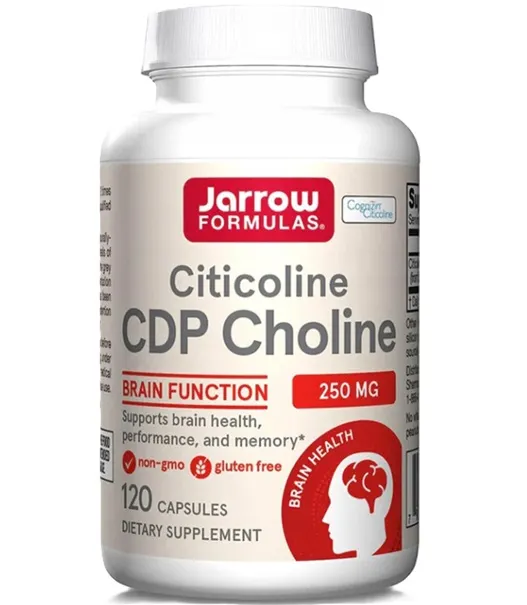 Jarrow Formulas - Cytykolina CDP Cholina, 250mg, 120 kapsułek
