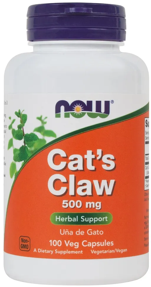NOW Foods - Koci Pazur, Cat's Claw Ekstrakt, 500mg, 100 vkaps