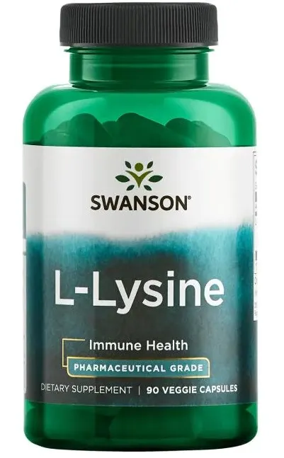 Swanson - AjiPure, L-Lizyna, 500mg, 90 vkaps