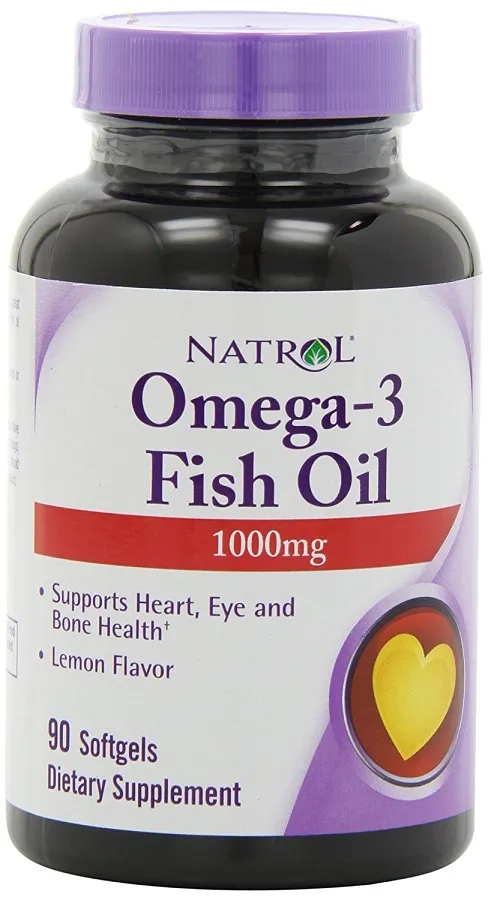 Natrol - Omega-3, 1000mg, 90 kapsułek miękkich