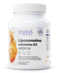 Osavi - Liposomalna Witamina D3, 4000 IU, 60 kapsułek