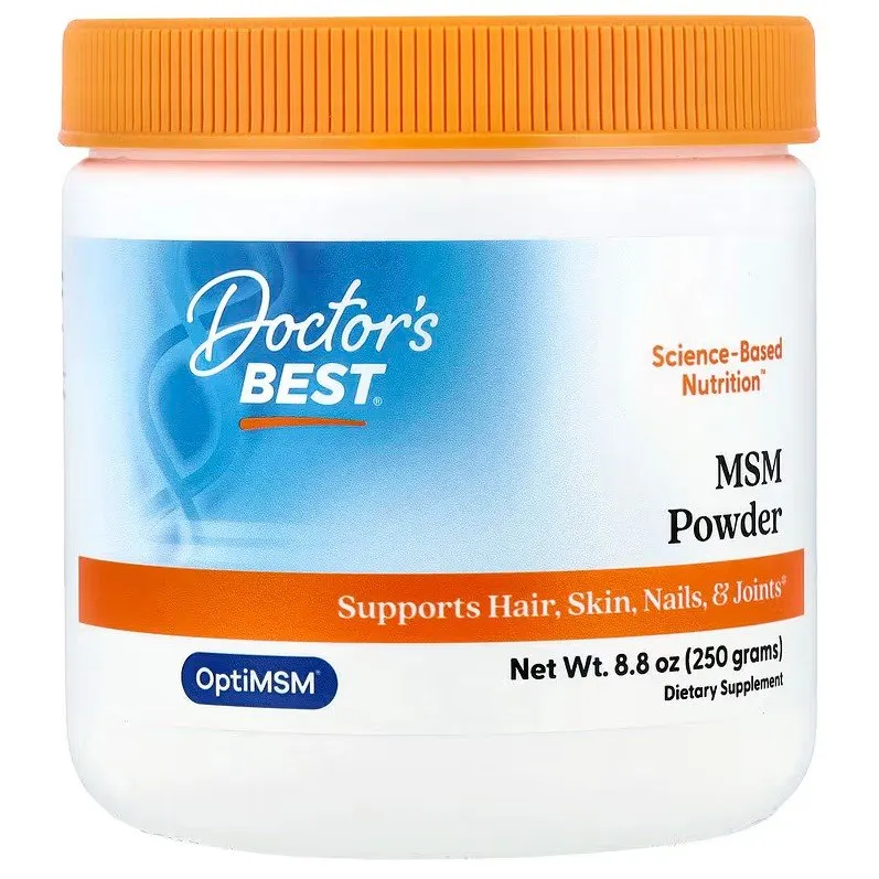 Doctor's Best - MSM z OptiMSM, Vegan, Proszek, 250g
