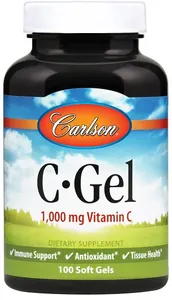 Carlson Labs - C-Gel, 1000mg, 100 kapsułek miękkich